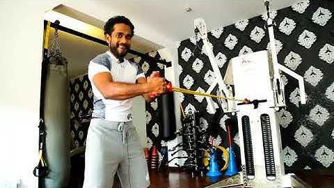 Resistance Band Core for Tennis Players