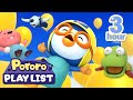 [180 Mins] Happy Music for Playtime | Pororo Music Compilation for Kids | Pororo English