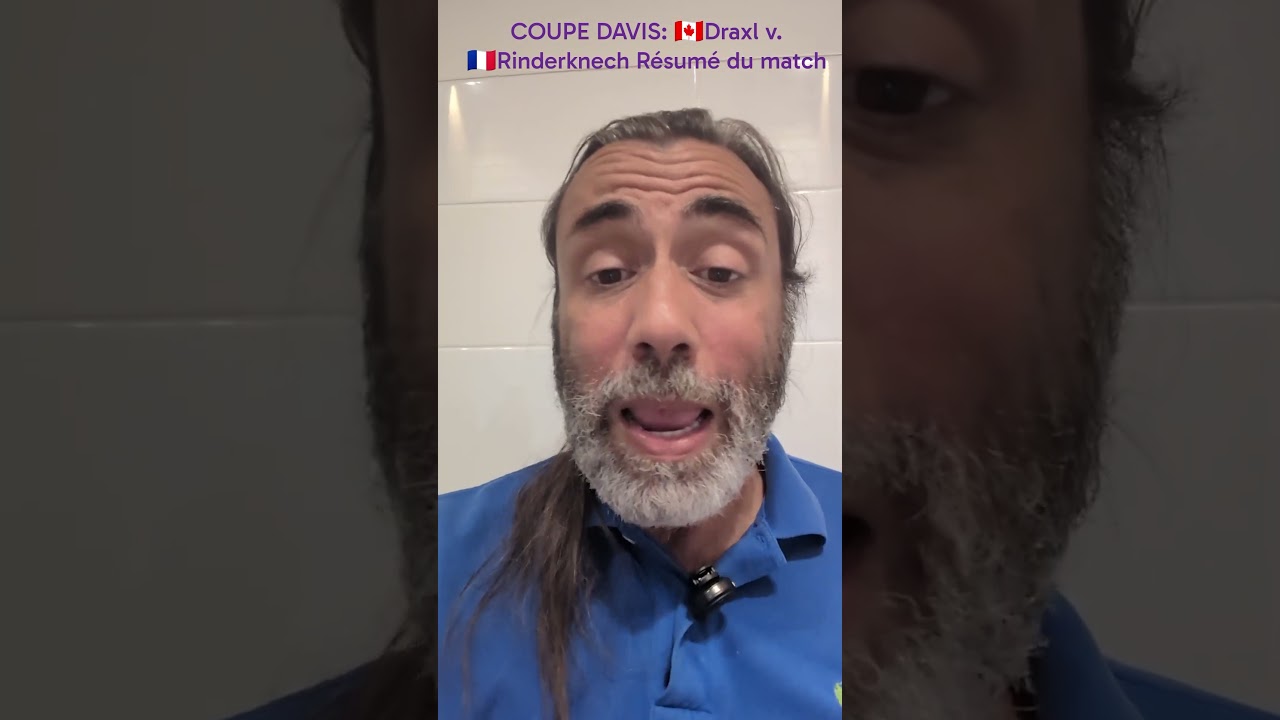 #CoupeDavis: Draxl v. Rinderknech, résumé de match #Tennis #Canada #France