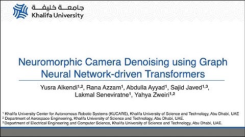 Neuromorphic Camera Denoising using Graph Neural Network-driven Transformers