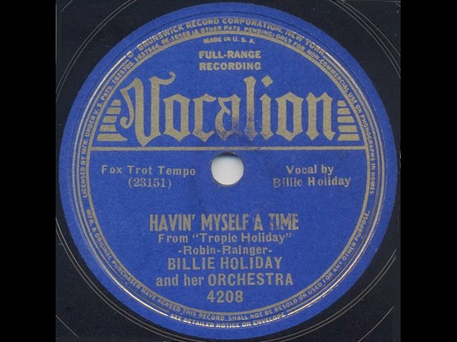 Billie Holiday / Having Myself A Time