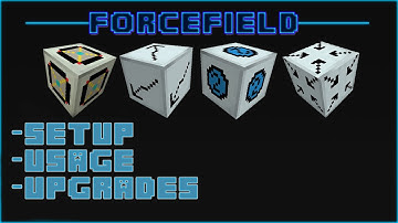 Tekkit - How to set up a forcefield in tekkit / How to add upgrades to a force field in tekkit