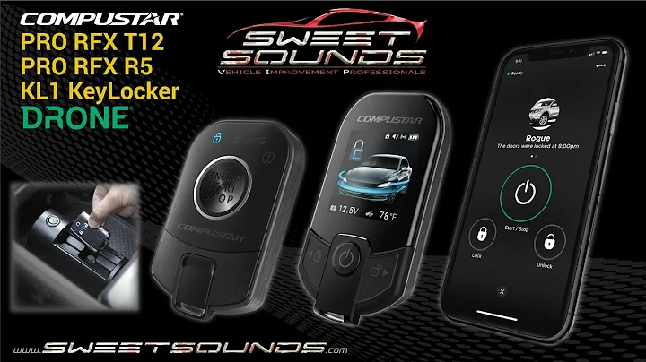 Compustar Pro RFX T13 & Pro RFX R5 & KL1 Keylocker Remote Car Starter Intro with Proximity Unlock