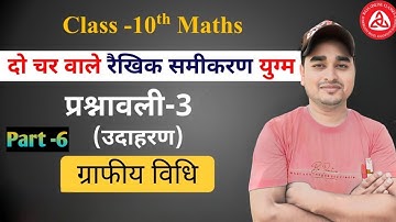 ग्राफीय विधि से समीकरण हल करना सीखे | Class 10th graph kaise banaye | graphiy vidhi class 10th maths