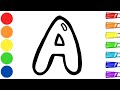 How to Draw Rainbow Alphabets 🌈❤️✨ | Learn ABC | Step by Step Art Tutorial