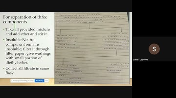 Ternary Mixture separation practical S S S Part C