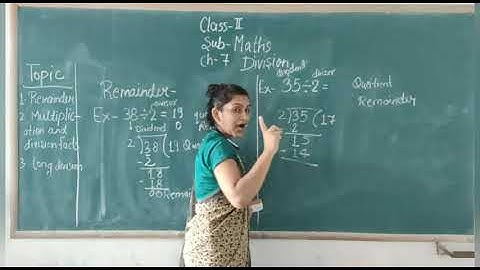 Class-2nd / Maths Chapter- 8 ( Division - Lecture 4 )