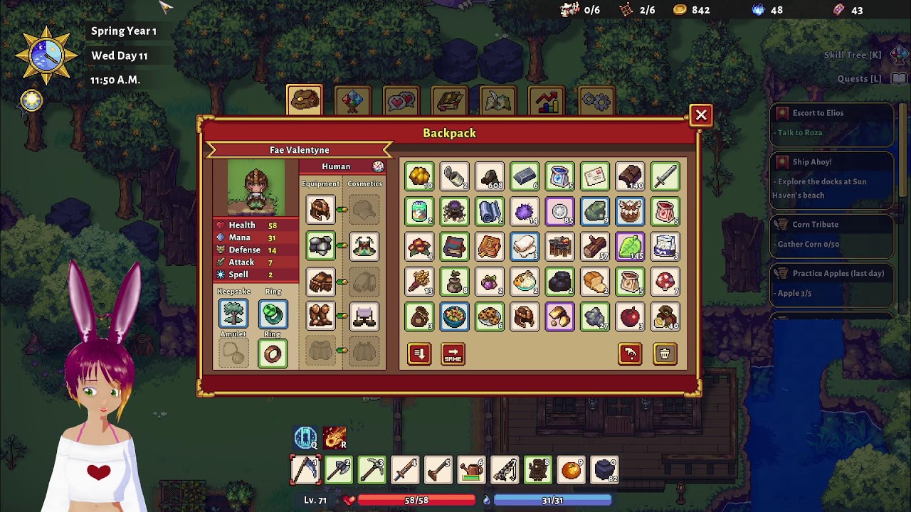 Wastin Time with Fae; Sun Haven; Birthdays and BBqs!