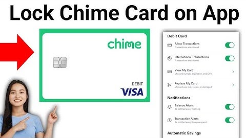 How to lock your Chime Card on App 2024