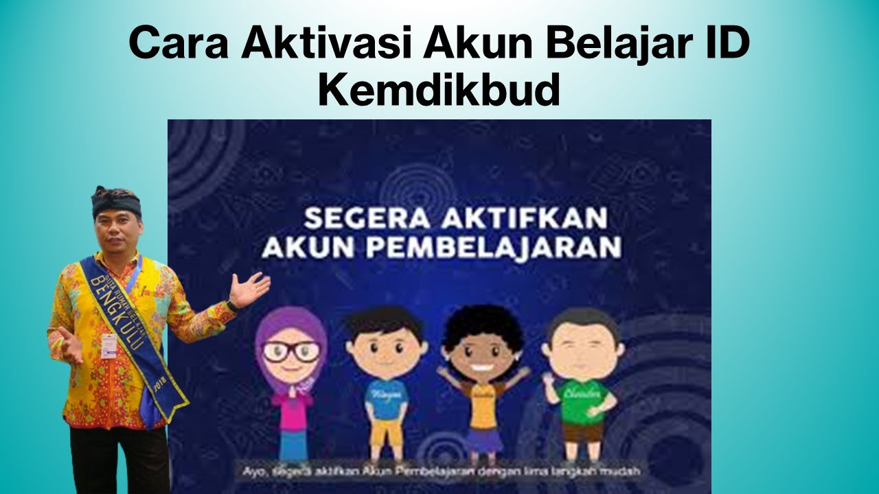 Tutorial Cara Aktivasi Akun belajar id Kemdikbud 2020  YouTube