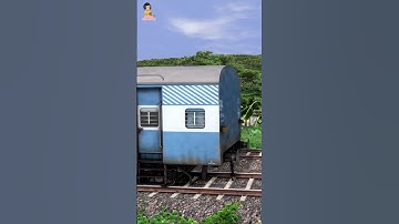 ICF BLUE Coupling ICF UTKRISHT Rakes | train | train videos | train game | ATG #shorts #atgtrain