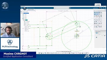 CATIA Talk - "Animate 2D Mechanism in Sketcher" by Maxime Chagnot
