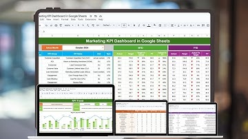 Marketing KPI Dashboard in Google Sheets
