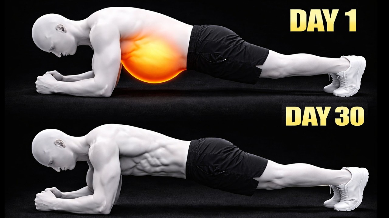 Lose Belly Fat in 30 Days with These 6 Plank Exercise (No Equipment