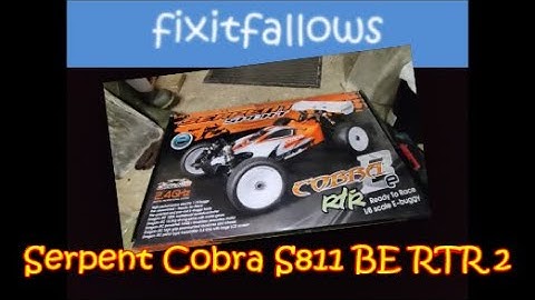 Serpent Cobra S811 BE RTR 1/8th Buggy (Not Schumacher, Kyosho, arrma, Traxxas, Losi)Vintage RC