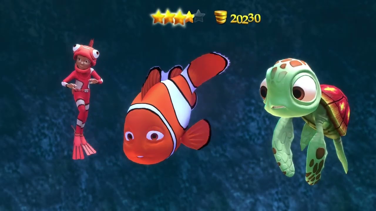 Disneyland Adventures - Finding Nemo Submarine Voyage Mini Games (XBOX Walkthrough - No Commentary)