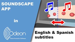 Compare auralisations in the Soundscape App - ODEON 18 tutorial screenshot 3