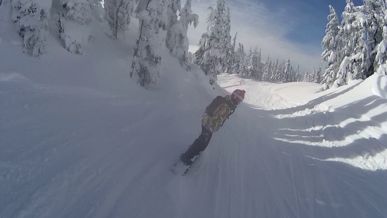 Snowboarding Mt. Hood Timberline natural half pipe YouTube