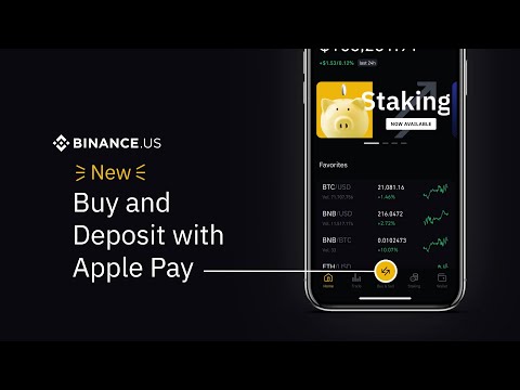 Binance.US | Buy And Deposit With Apple Pay