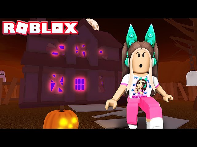 Roblox - SOZINHA NA MANSÃO ASSOMBRADA (Mansion Halloween)