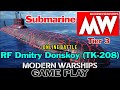 [MODERN WARSHIPS] Gameplay Submarine Dmitry Donskoy 208 PvP