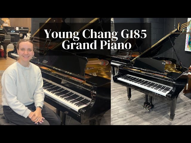 Young Chang G-185 Grand Piano Black Polyester | Review & Demo