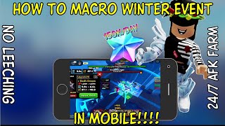 Anime Adventures: How to Macro Winter Event on Mobile! (150K+/Day AFK Guide) screenshot 3