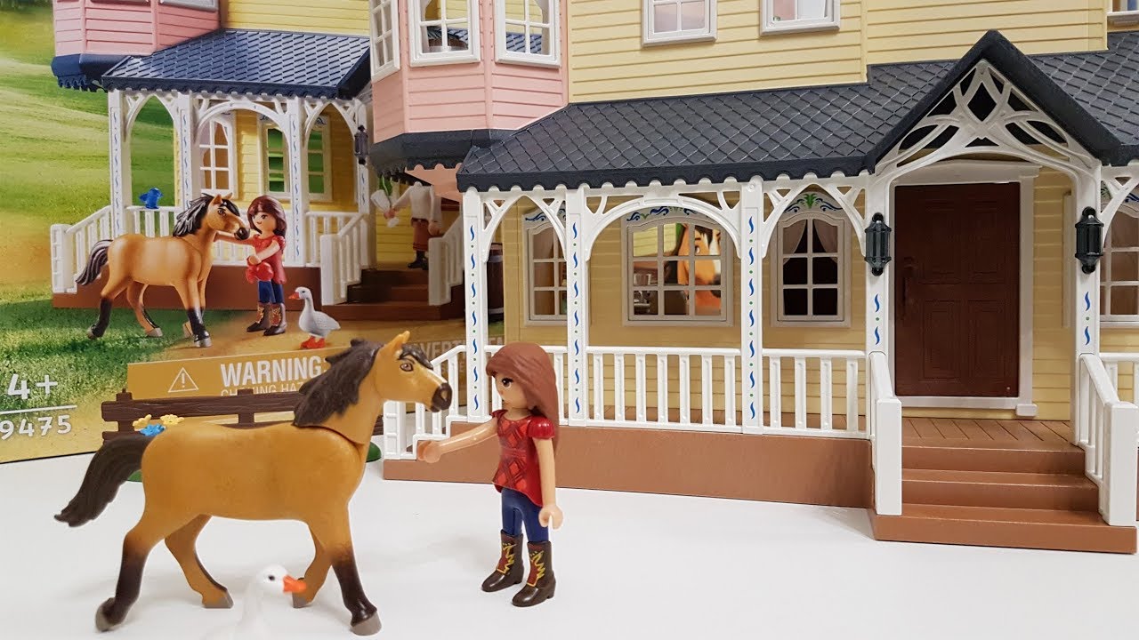 playmobil spirit riding free lucky's happy home
