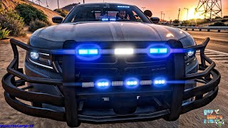 Playing GTA 5 As A POLICE OFFICER Highway Patrol| GTA 5 Lspdfr Mod| Live