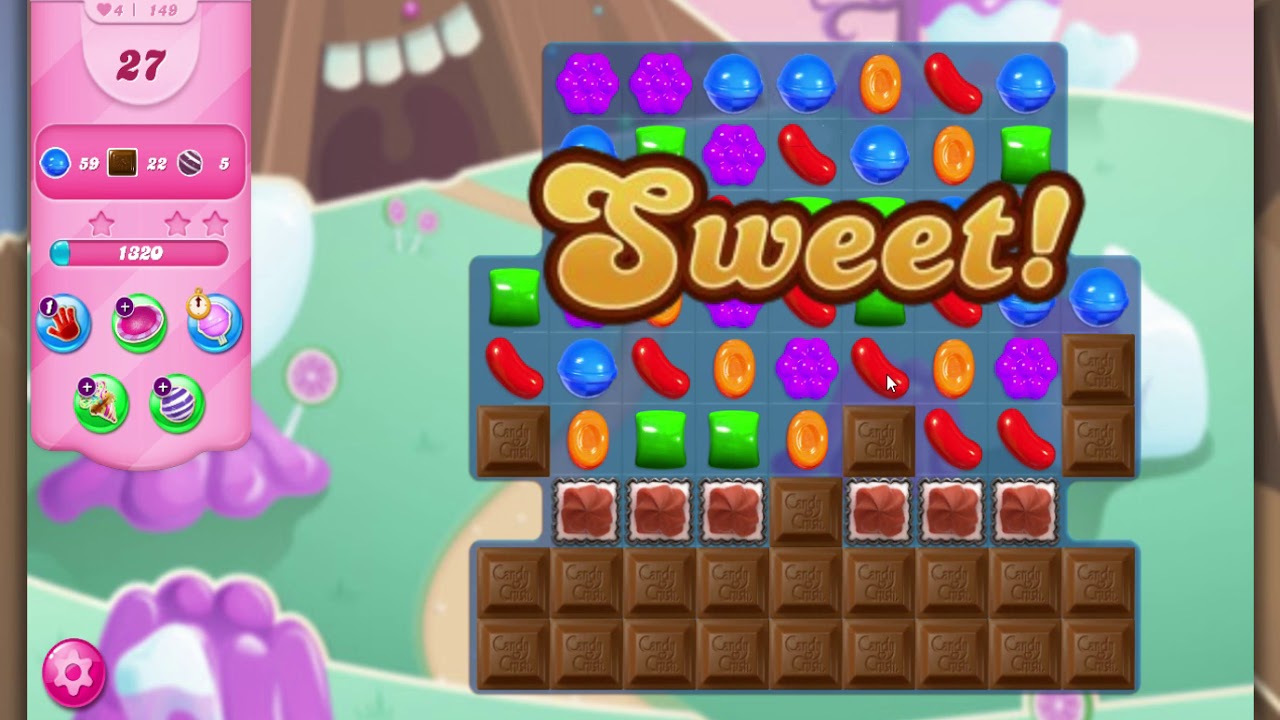 Candy Crush Saga 2019 LEVEL 147 - 149 Leveling up ! - YouTube