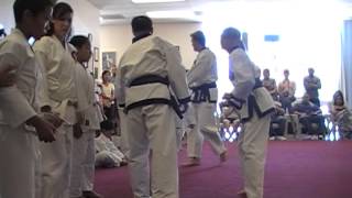 Martino007's Ajay's Karate White belt testing w/ 1 stripe part 1