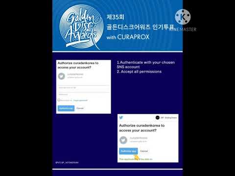 VOTING TUTORIALS: Golden Disk Award (popularity award) link in the description