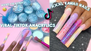 Trying Viral TikTok Acrylics Anacrylics! | Are They Really Beginner Friendly? HONEST REVIEW