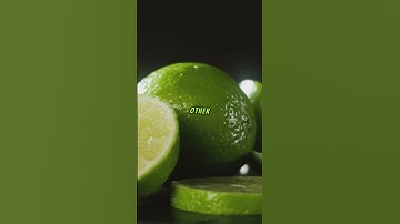 Why Lemons Float but Limes Sink #lime #lemon #lemonade #fruit #fruits #fact #factshorts #facts