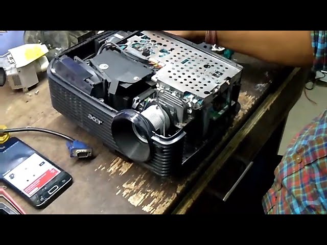 how to repair Acer projecter poor image quality - YouTube