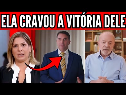 DANIELA LIMA CALLS FLÁVIO BOLSONARO VICTORY