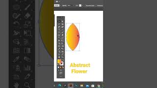 How make Flower Design in illustrator #flower #illustrator #fahimdesigner #shorts #flowers
