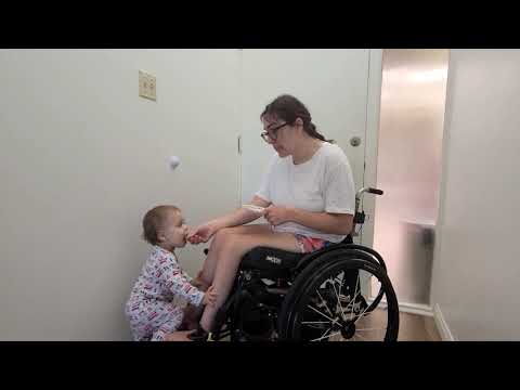 Feeding a Toddler From a Wheelchair Without Using a Highchair