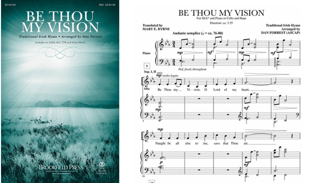 Watch Be Thou My Vision | SSA Choir | Arr. Dan Forrest on YouTube Watch Be Thou My Vision | SSA Choir | Arr. Dan Forrest on YouTube