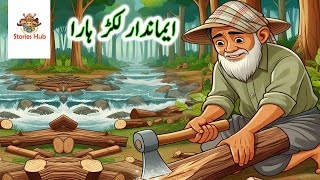 The Honest Woodcutter | Moral stories for Kids | Bedtime Stories | Animated Cartoon | Stories Hubs