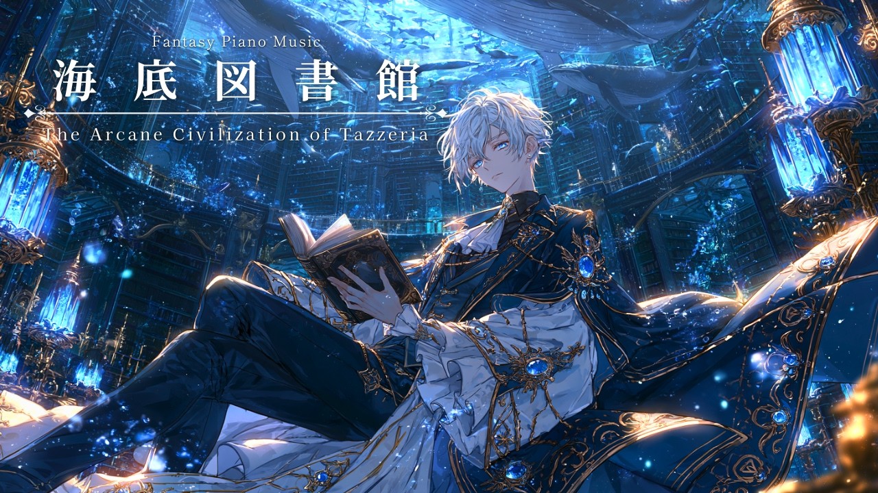 【異世界ピアノ音楽】海底に眠る魔導の書庫📕魔導文明タッゼリアの記憶を辿るファンタジー音楽 — The Arcane Civilization of Tazzeria【作業用BGM】