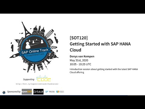 [SOT120] Getting Started with SAP HANA Cloud