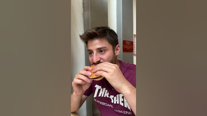 MCDONALD VS BURGER KING in FRANCIA #cibo