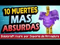 ✅ 10 Muert3s Más ABSURDAS de Minecraft!!