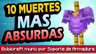 ✅ 10 Muert3s Más ABSURDAS de Minecraft!! #1