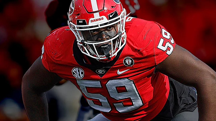 "SCARY Georgia O-linemen" - Broderick Jones Offici...