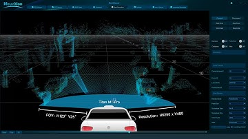 LiDAR  Point Cloud of Neuvition Titan M1-Pro On-vehicle Road Test | Autonomous Vehicle LiDAR