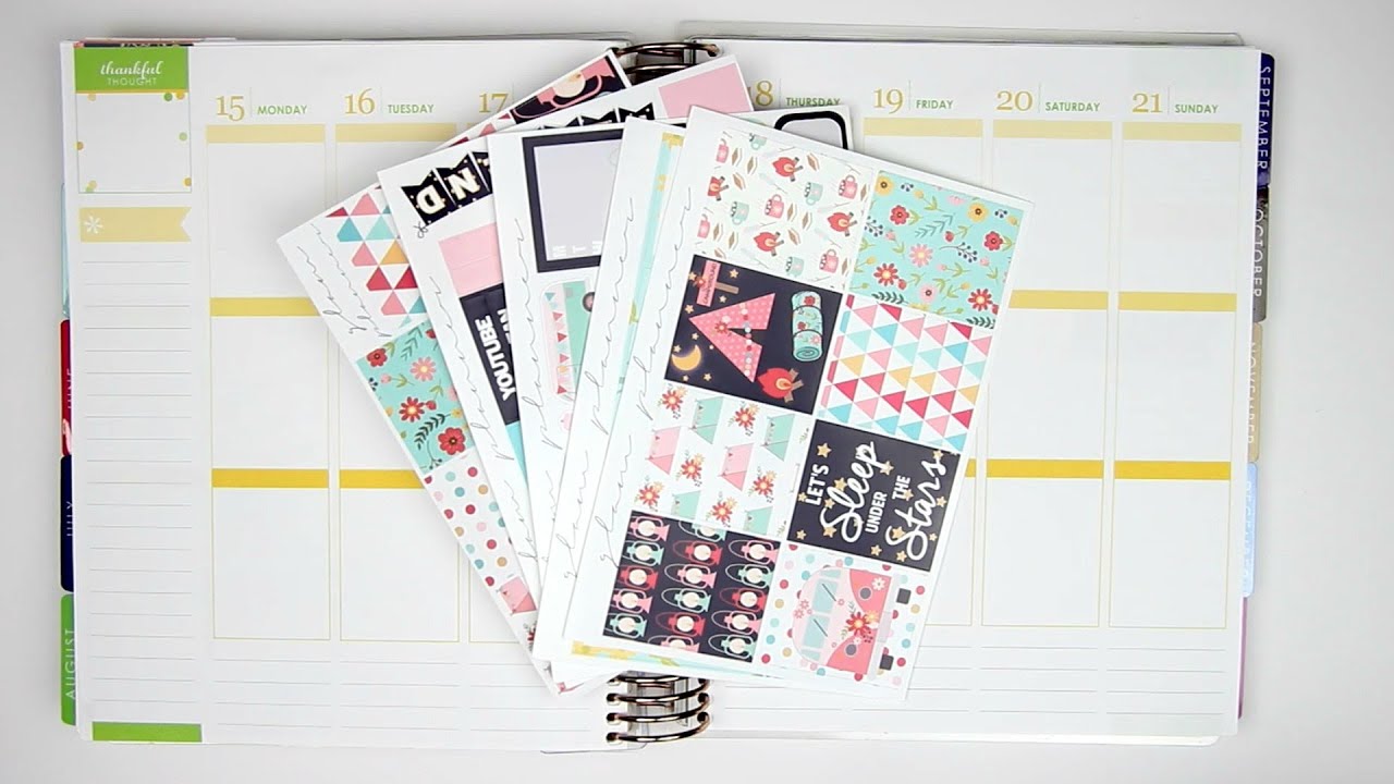 Plan With Me | Glamping (TheGlamPlanner)