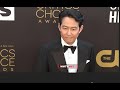 Lee Jung jae arrives at 2022 Critics Choice Awards in Los Angeles