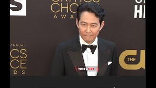 Lee Jung jae arrives at 2022 Critics Choice Awards in Los Angeles